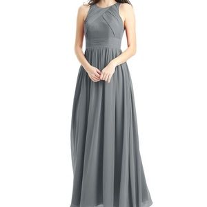 Grey bridesmaid dress